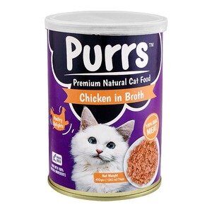 Purrs Cat TIN Food Chicken in Broth